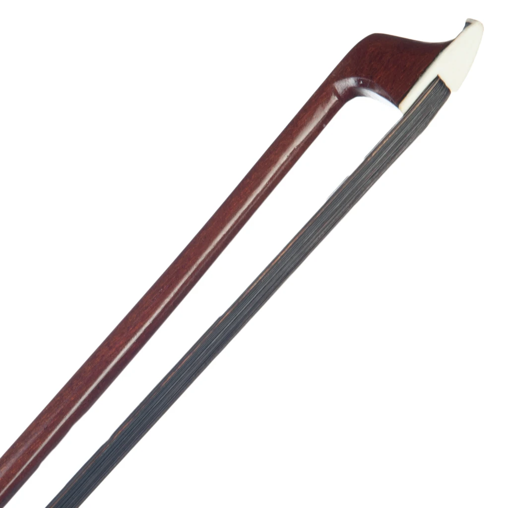 LOMMI 4/4 Full Size Student Violin Bow Well Balanced Handmade IPE Stick Black Mongolia Horsehair Fleur-de-lis Ebony Frog