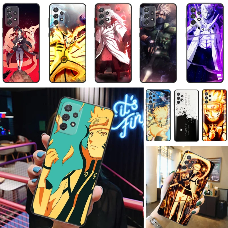 

Japanese Anime Hatake Shippu Cool Color Painting Phone Case For Samsung Galaxy A52 4G 5G A72 Funda Back Cover Coque Cases