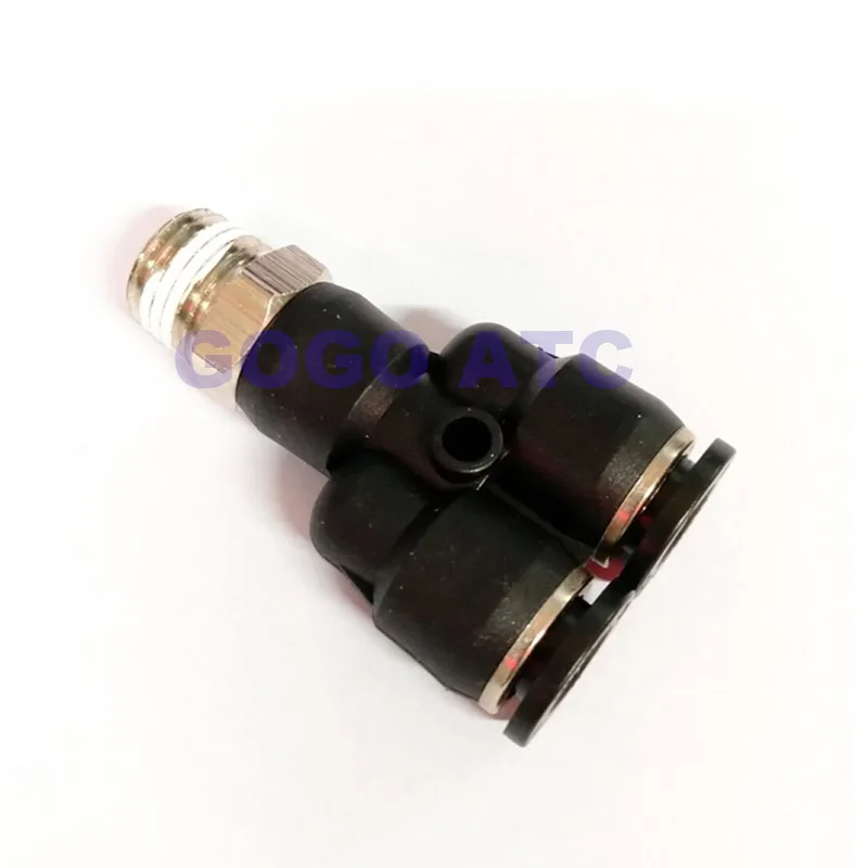 10 шт. в партии тройник быстрая труба пластиковый фитинг для труб пневматический