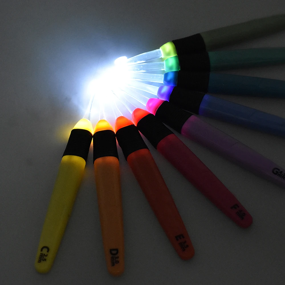 2 5 мм-6 мм светодиодный светильник крючком вплетаемые Иглы Швейные аксессуары 9