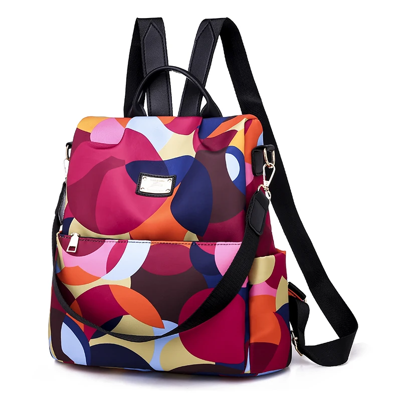 Модный женский рюкзак светильник из ткани Оксфорд для отдыха сумки через плечо