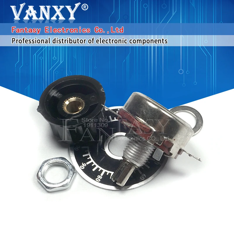 1 набор WTH118 DIY Kit Parts 2W 1A потенциометр 1K 2 K 4 7 10K 22K 47K 100K 470K 1M|Потенциометры| |