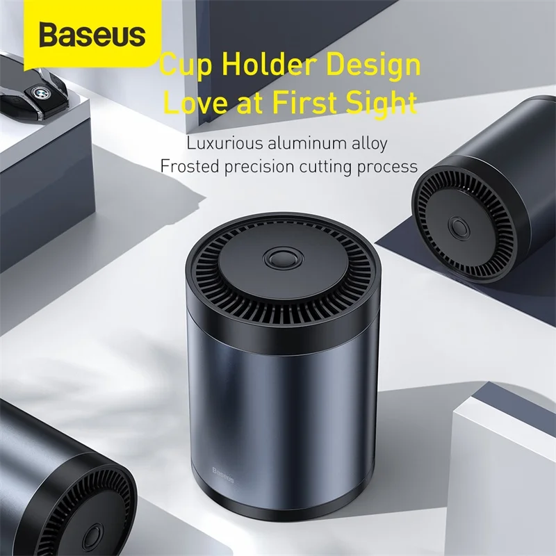 

Baseus Car Air Freshener Diffuser Metal Cup Holder Car Perfume with Activated Carbon Paste For Car Fragrance Air Freshner