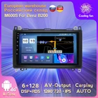 Автомагнитола MEKEDE, DVD-плеер на Android 11, с GPS, для Mercedes Benz B200, класс B, W169, W245, Viano, Vito, W639, Sprinter, W906