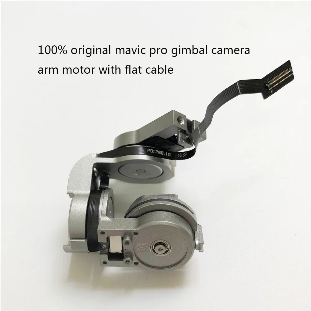 DJI Mavic Pro объектив камеры Gimbal Arm мотор с гибким кабелем для DJI Mavic Pro RC Drone FPV HD 4K Cam Gimbal запасные части(б/у