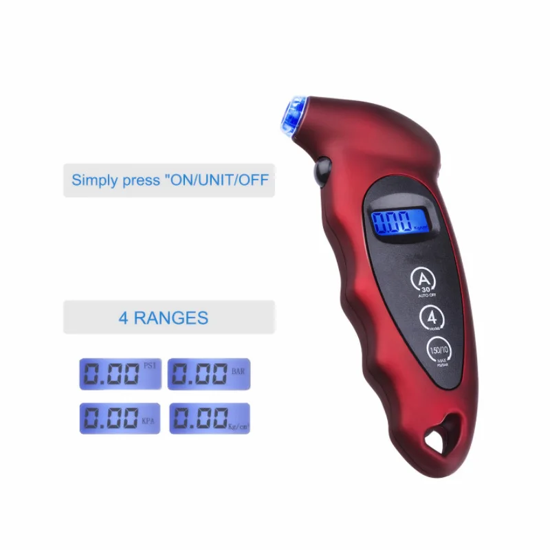 Цифровой измеритель давления в шинах велосипедный велосипед автомобильный