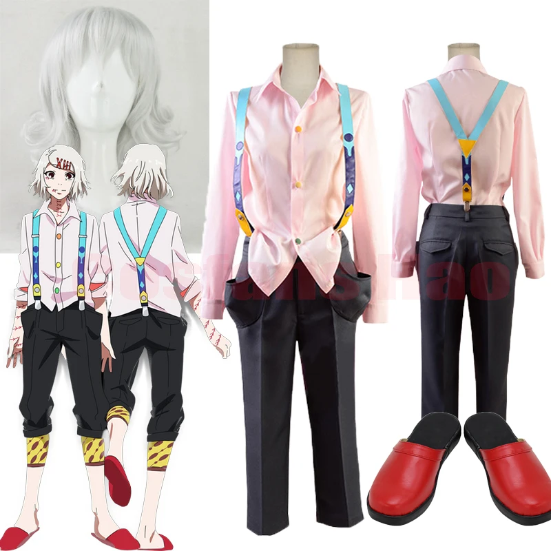 

Аниме Токийский Гуль косплей костюмы Джузо сузуя/Рей обувь для косплея костюмы женские Токийский Гуль (топ + брюки) Одежда для Хэллоуина