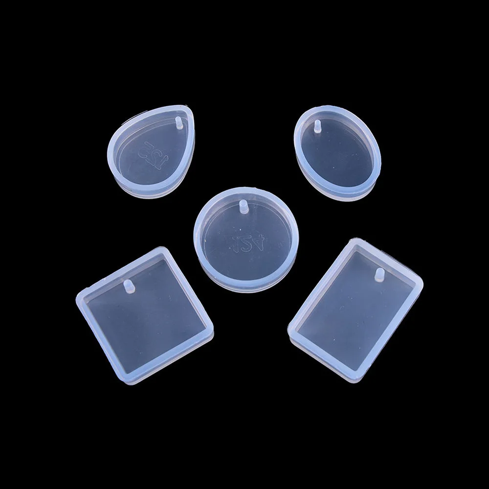 5 шт./компл. DIY силиконовые формы для поделок прессформы ожерелья и подвески из