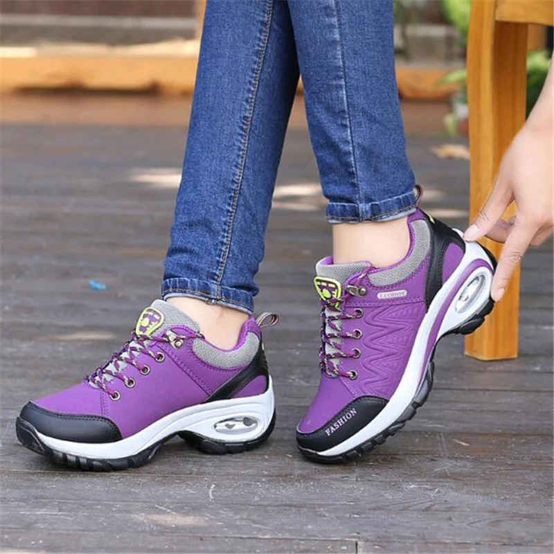 Women's work shoes in autumn and winter outdoor antiskid wear-resistant travel casual air cushion cotton | Обувь