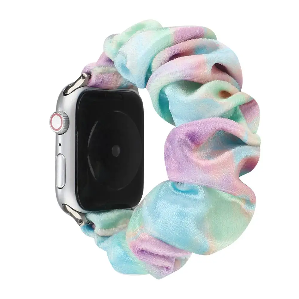 

Elastic Solo Loop Strap for Apple Watch Band Series 6 SE 5 4 3 iwatch Strap 38mm 40mm 42mm 44mm Correa Watchband.