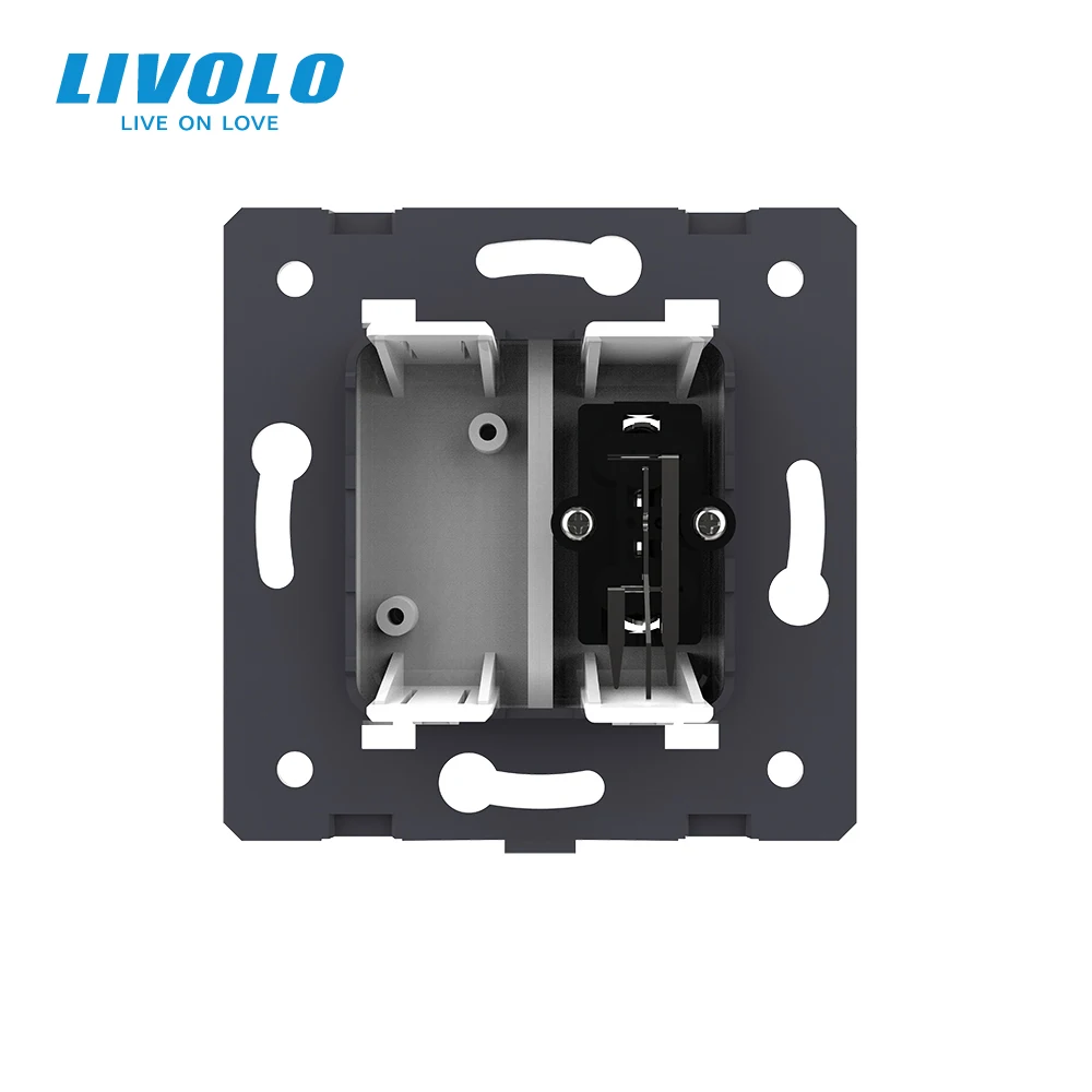 Настенная аудиорозетка Livolo основание аудиорозетки|key start|material toyotakey magnetic |