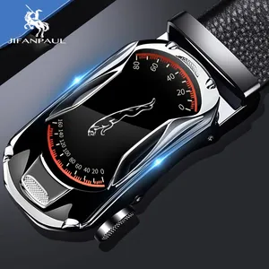 Ремень мужской из коровьей кожи, Ширина 3,5 см, автоматическая пряжка