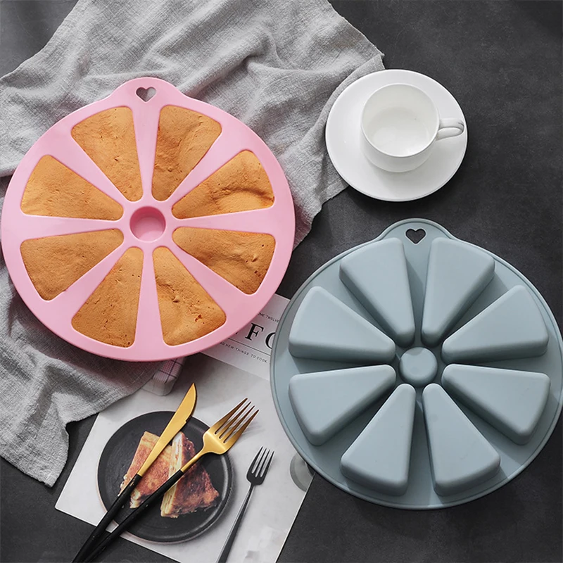 

8-Grid Resin Mold Cake Baking Mold Jelly Mousse Cake Mold High Temperature Resistant Non-Stick Oven Baking Mold Cake Stand