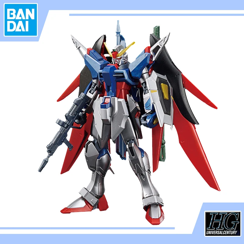 

Модель сборки BANDAI HGCE 1/144, базовая лимитированная игрушка DESTINY GUNDAM с специальным покрытием, фигурки, детские подарки
