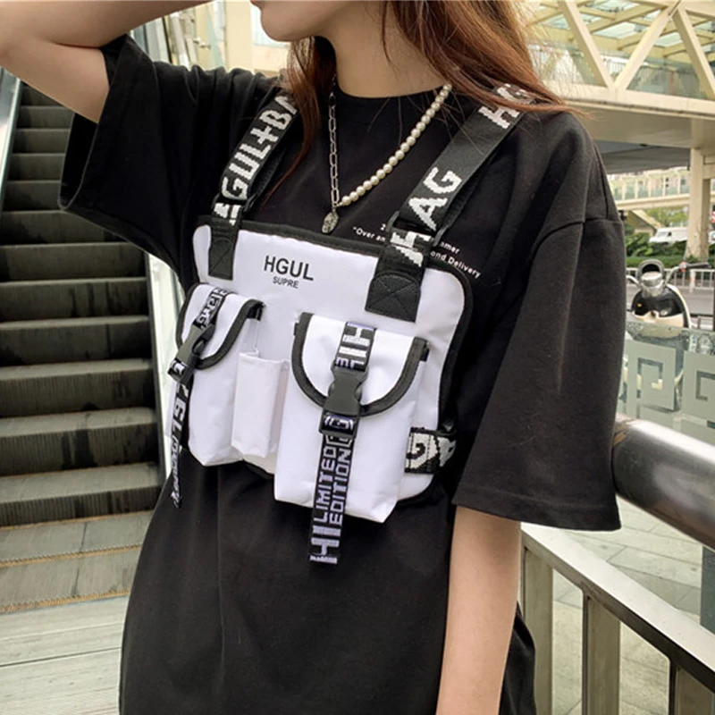 Новая нагрудная сумка для мужчин тактический жилет повседневные нагрудные сумки