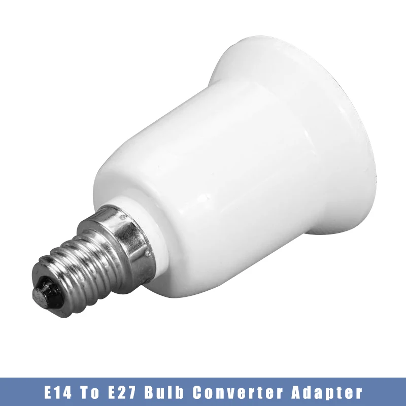 

E14 To E27 Bulb Converter Adapter Conversion Socket Material Fireproof Socket Adapter Lamp Holder Base Bracket For Home Lighting