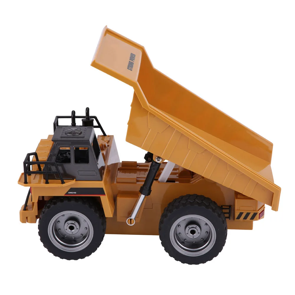 540 2 4G 6CH версии из сплава вращение на 360 градусов RC самосвал строительный