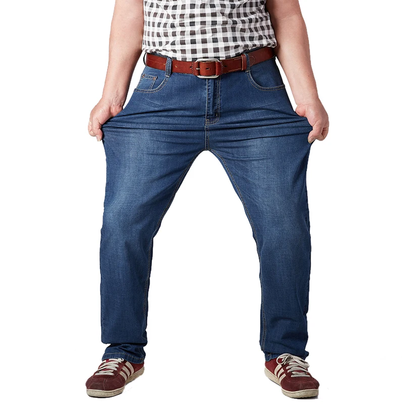 2020 классические прямые мешковатые мужские джинсы новинка летние тонкие