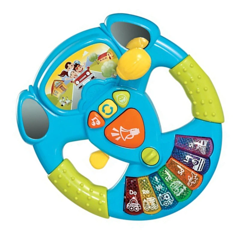 Привлекательные музыкальные игрушки на руль B2EB креативные ранние младенцы