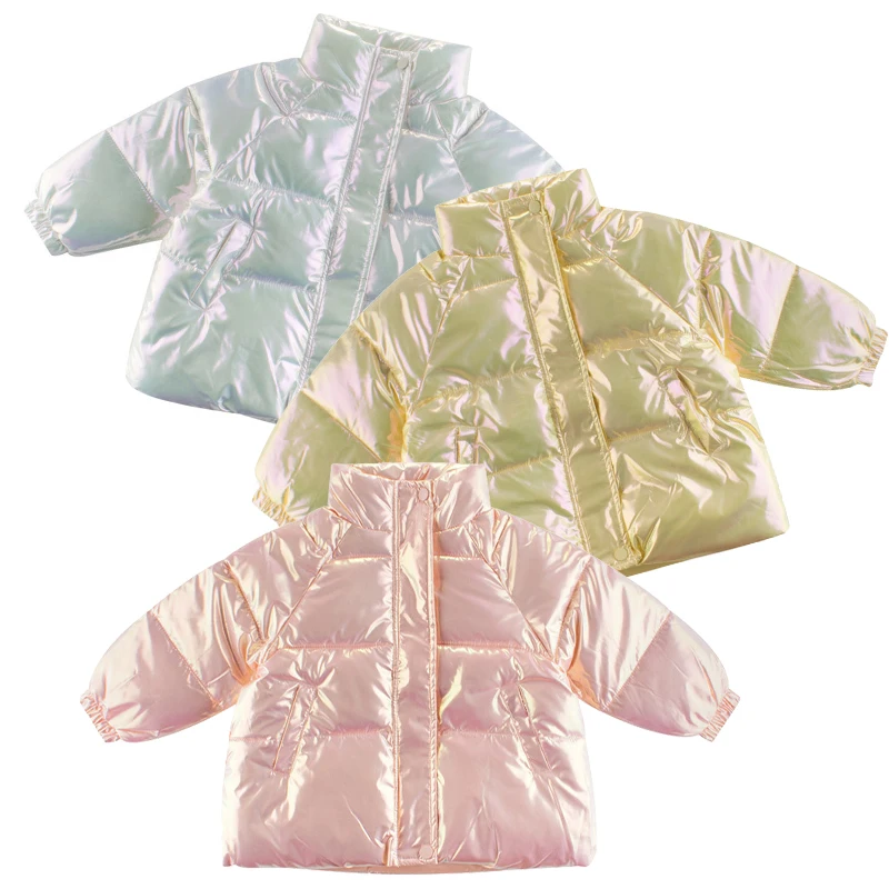 Верхняя одежда для девочек и мальчиков пальто детская пуховая куртка утепленная
