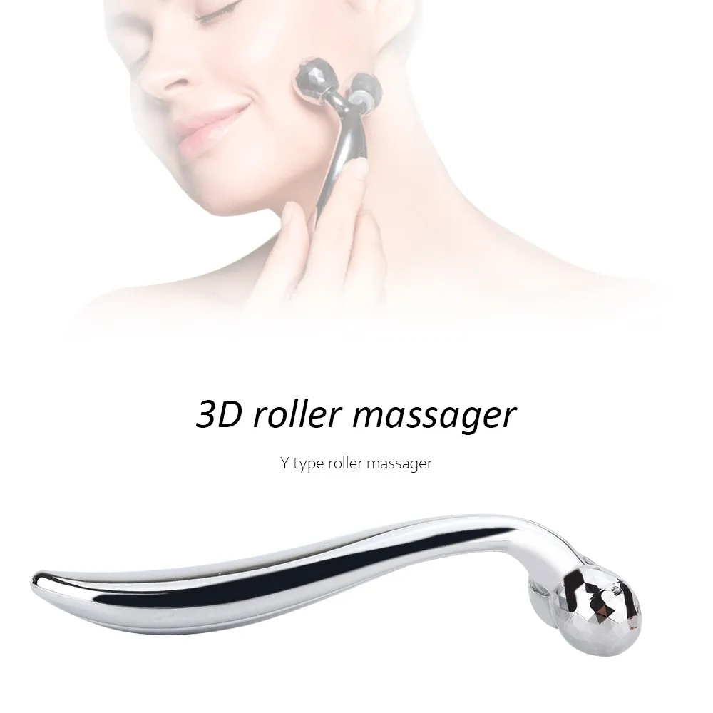 

Y Shape 360 Rotate Roller Massager Thin Face Thin Chin Body Shaping Relaxation Wrinkle Remover 3D Manual Facial Lifting Massager