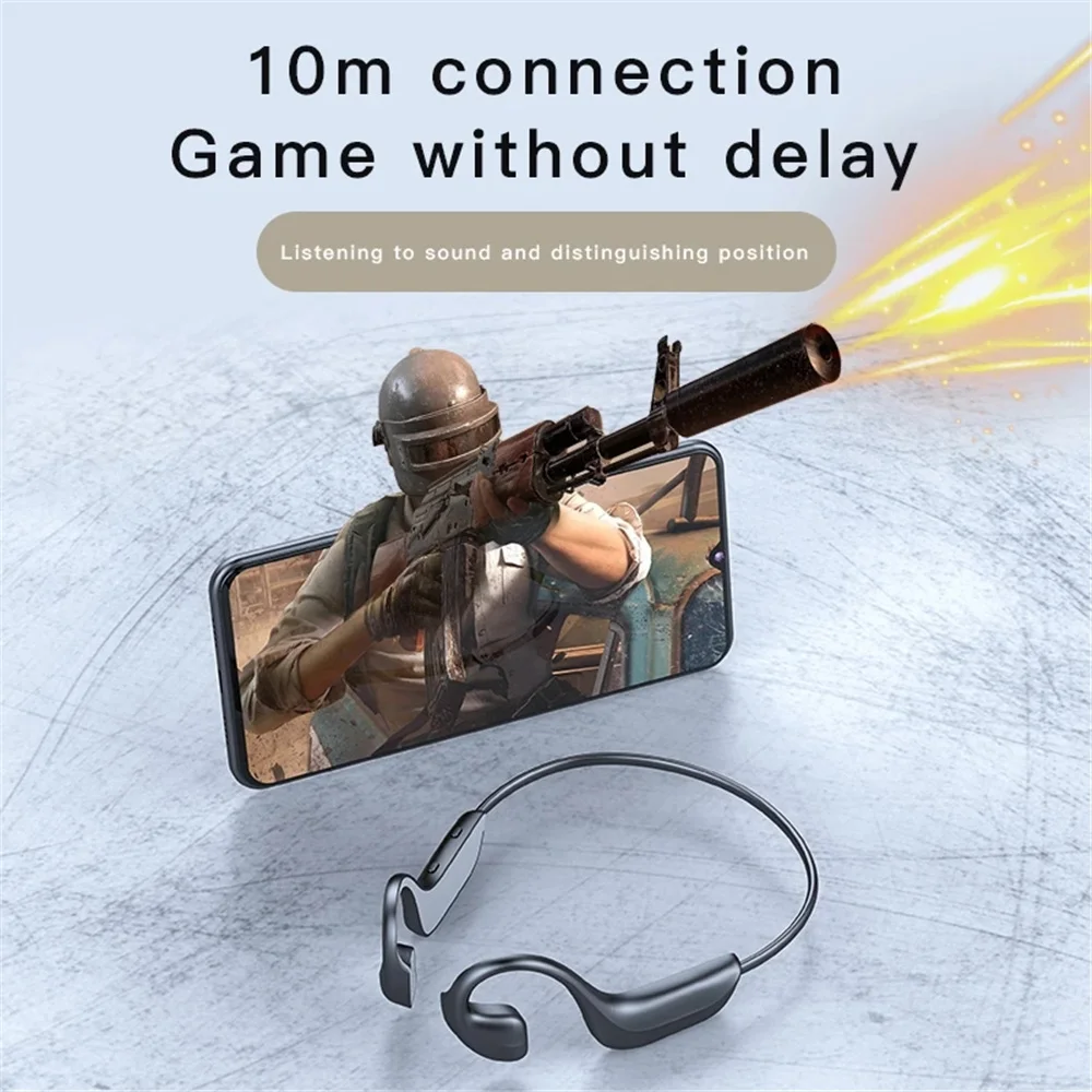 

Open-Ear G100 Wireless Bluetooth Headset Wireless Neck Hanging 5.1 Sports Sweatproof And Waterproof Standby 120H Outdoor Headset