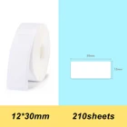 20 рулонов термопечать Этикетка Бумага штрих-код цена Размер имя пустые этикетки водонепроницаемый слезоточивый 12*30 мм 210 штрулон