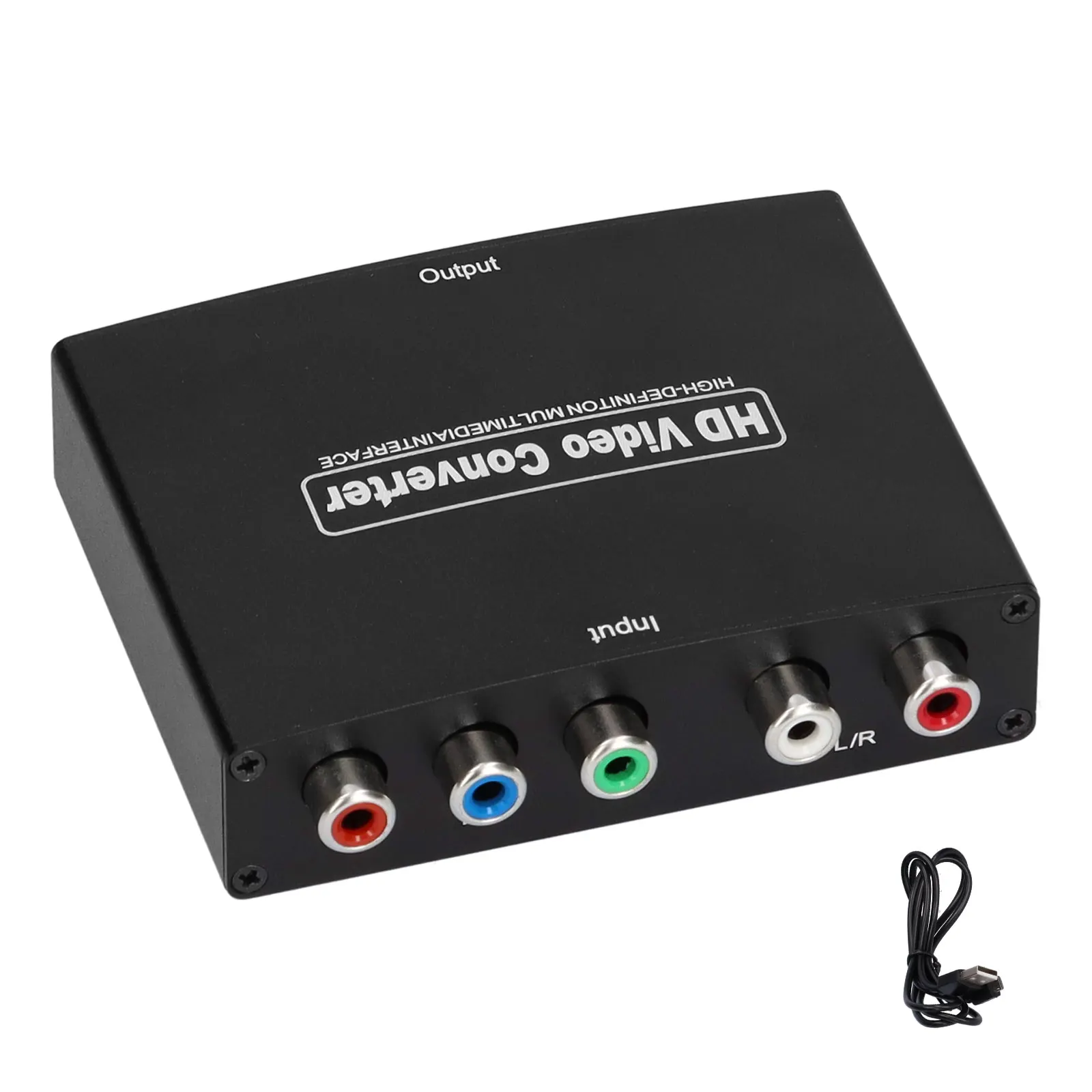 

Video Converter YPBPR to HDMI-compatible Video Adapter Low Resolution to High Resolution 1080P Output Video Device Switch Dock