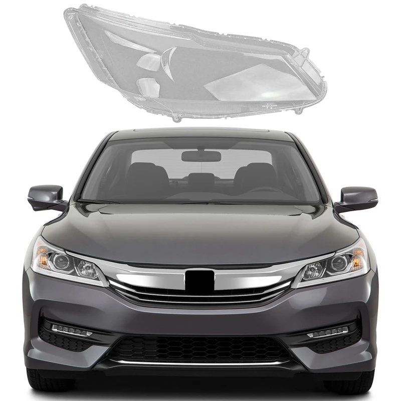 

for Honda Accord 9.5Th 2016 2017 2018 Headlight Shell Lamp Shade Transparent Lens Cover Car Styling