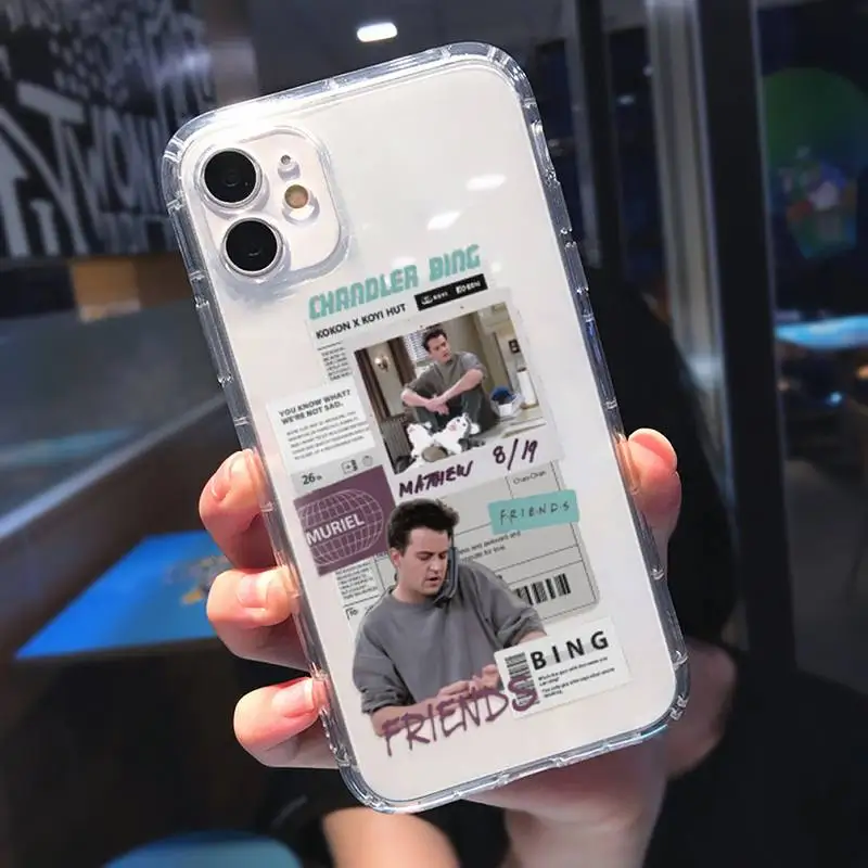 

Central Perk Friends tv show Phone Case Transparent for iPhone 6 7 8 11 12 s mini pro X XS XR MAX Plus
