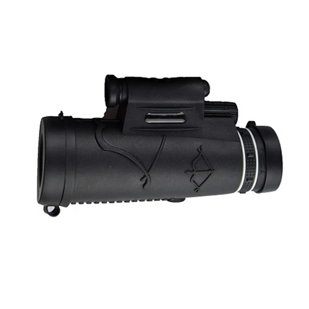 only monocular Военный телескоп для смартфона, Монокуляр ночного видения, 12x50 HD, оптический монокль spyglass для охоты, Зрительная труба с лазером - Цвет: only monocular