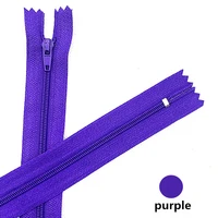 10pcs 4inch 24inch10cm 60cmpurple nylon coil zippers for tailor sewing crafts nylon zippers bulk