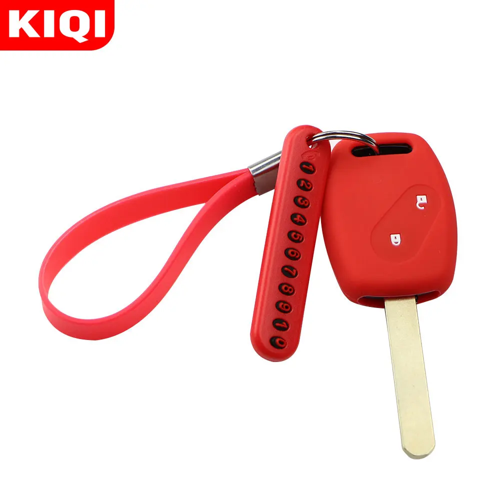 Чехол для автомобильного ключа чехол брелока ключей с номером телефона Honda Civic