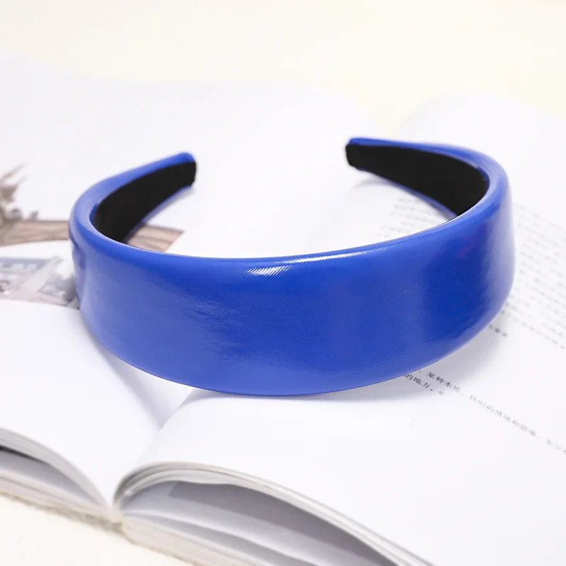 Обруч для волос из ПУ кожи Женский Модный ободок ручной работы аксессуары |