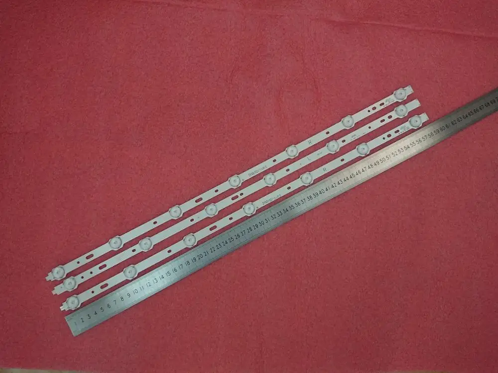 Новинка партиями по 5 комплектов = 15 шт 6 светодиодный/7 светодиодный полосы для