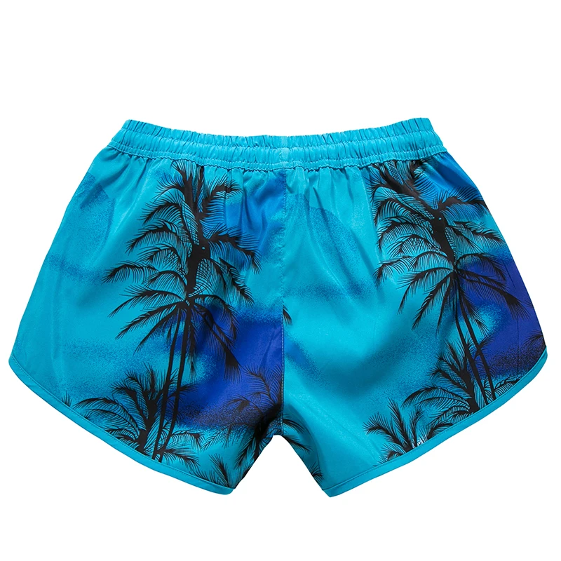 Женские пляжные шорты женские купальники с принтом кокосового дерева