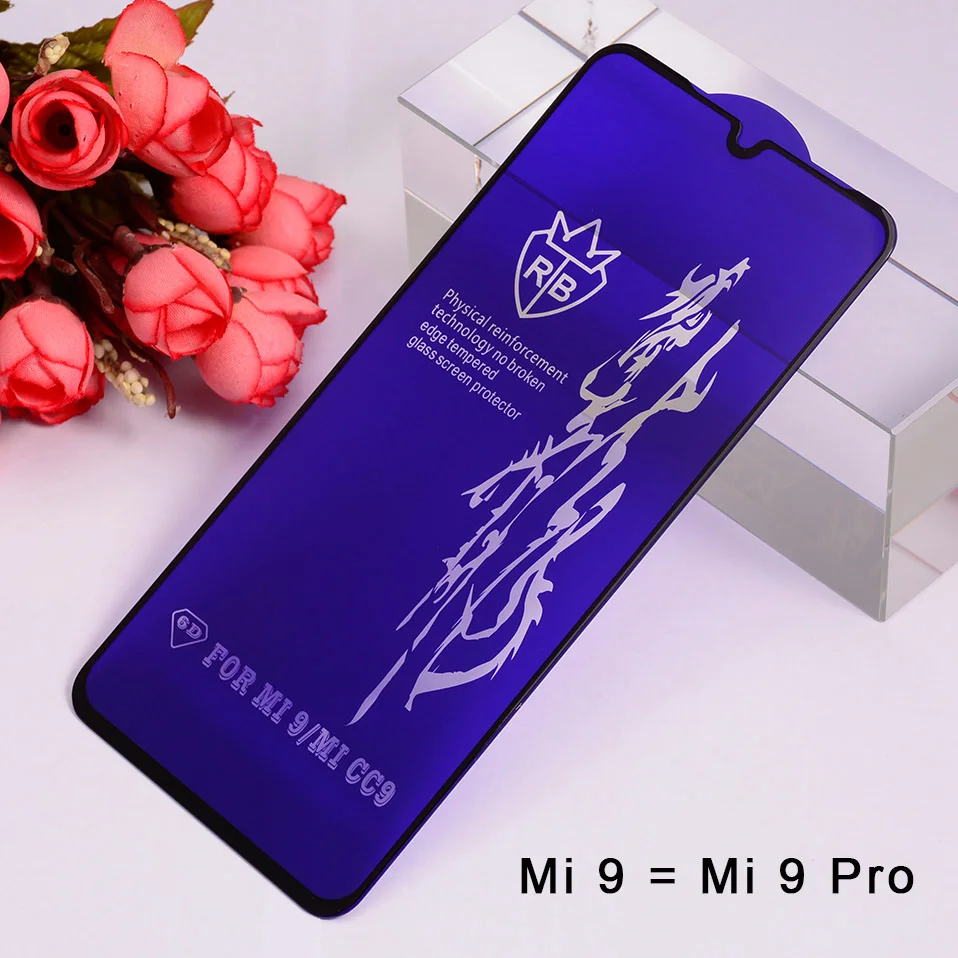 6D Защитное стекло для экрана Xiaomi mi 9 SE 8 A3 A2 Lite 9t mi 9 Pro Play CC9 Xiomi Glass for Xiaomi Mi 9 9t Redmi 8 8a Note 7 K20 закаленное стекло