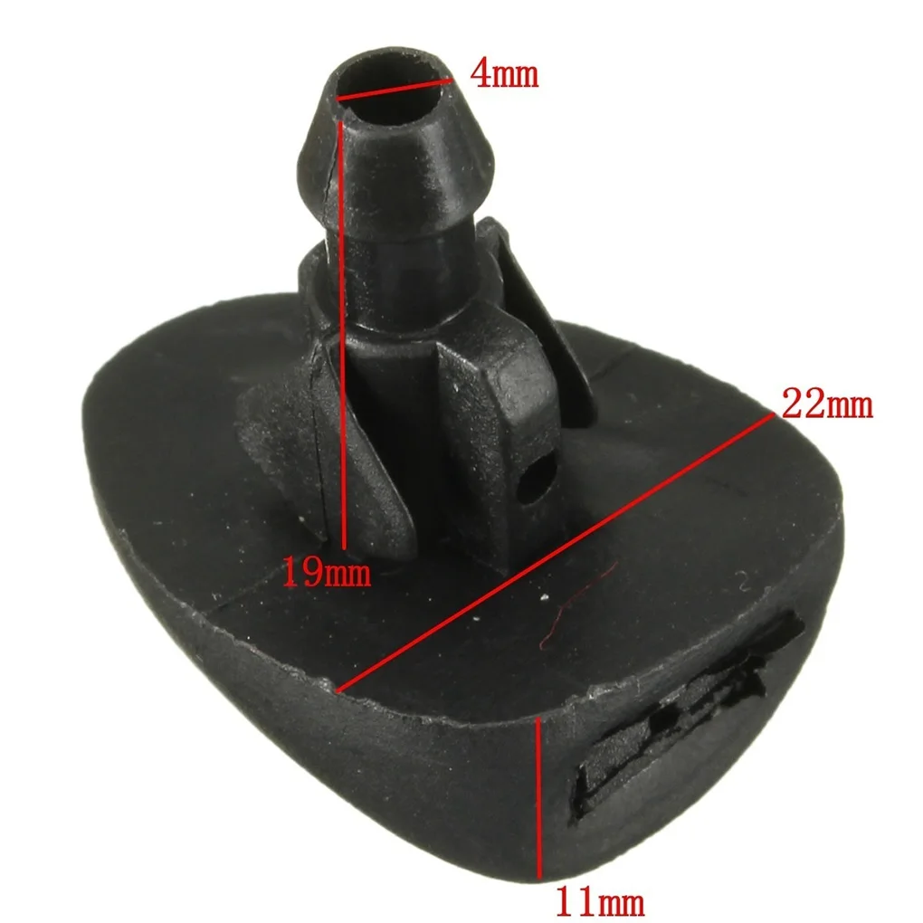 1 Pair Car Front Windshield Wiper Spray Nozzle Windscreen Washer Jet Replacement For Citroen C3 C4 | Автомобили и мотоциклы