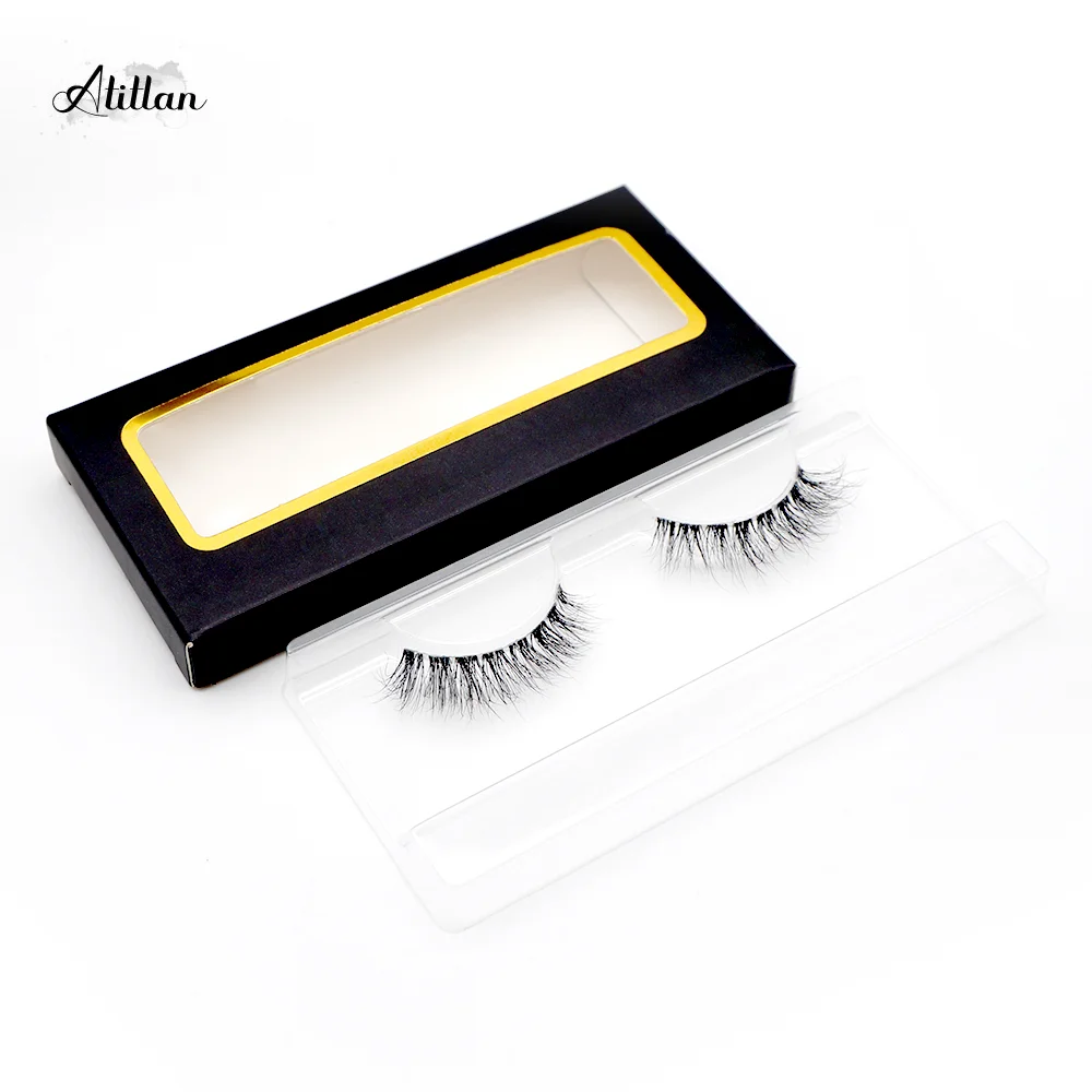

Atitlan Mink Eyelash Cruelty Free Lashes Handmade Reusable Wispy Eyelashes Popular False Lashes Makeup Wholesale Fluffy Lash