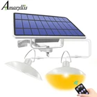 Подвесной светильник на солнечной батарее, водонепроницаемый декоративный светильник для сарая, фермы, сада, двора, патио