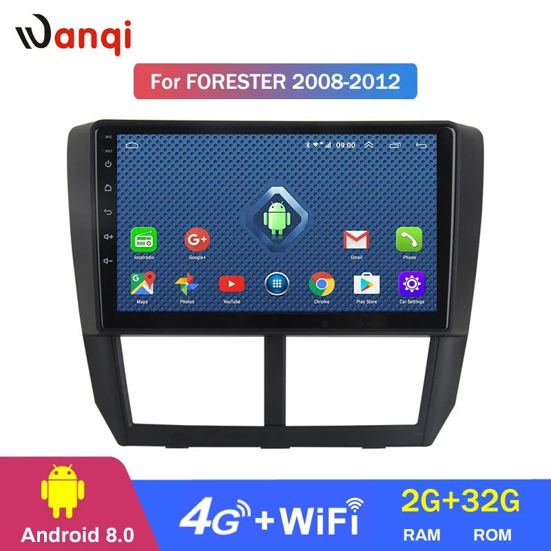 Android 10 4G Wi Fi full Netcom умное автомобильное стерео радио GPS навигация подходит для Subaru