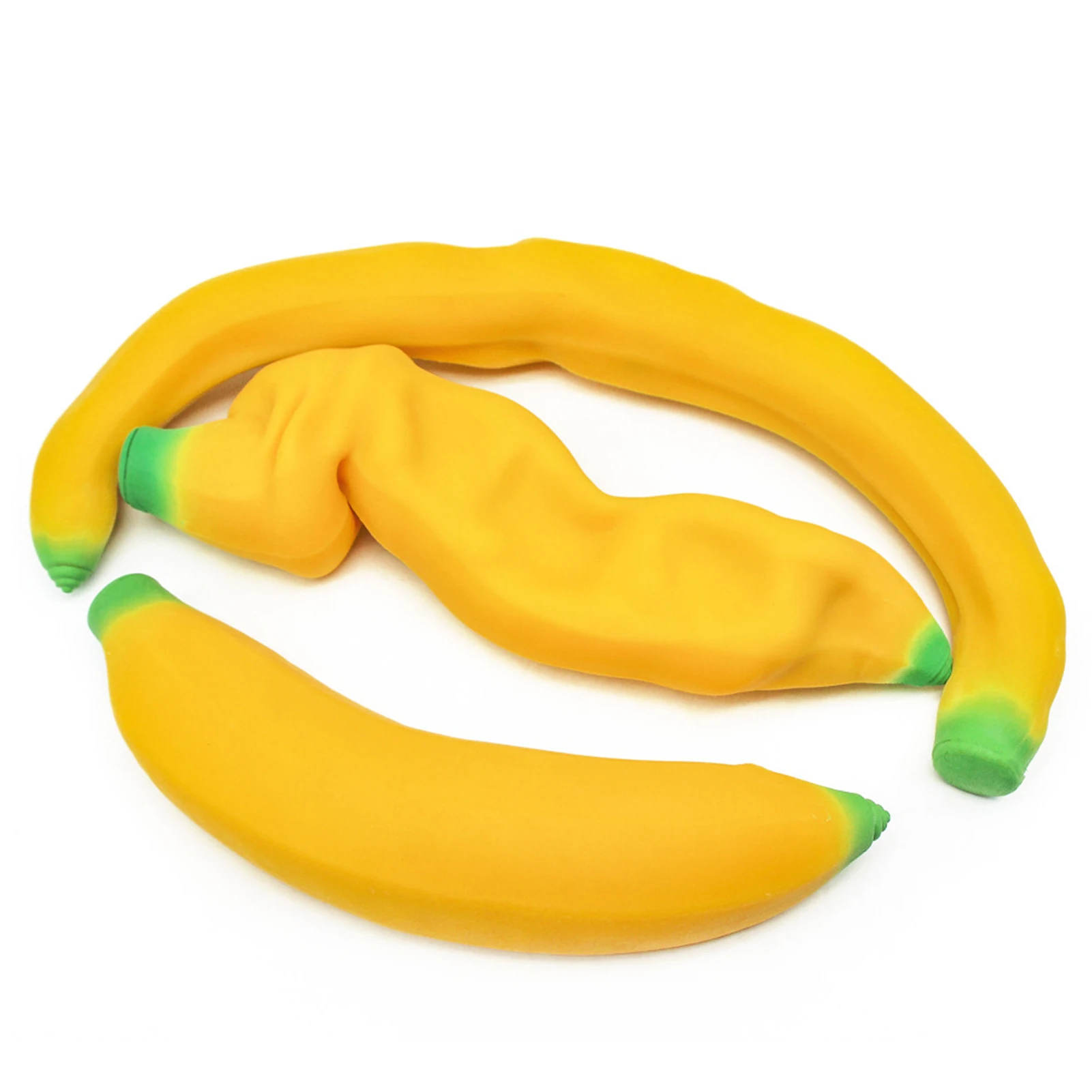 Stretchy Banana and Carrot Stress-Relief Toys Squeezable Soft Fruit Shape Sensory Adult Child Fidgeting Rebound Squeeze | Игрушки и