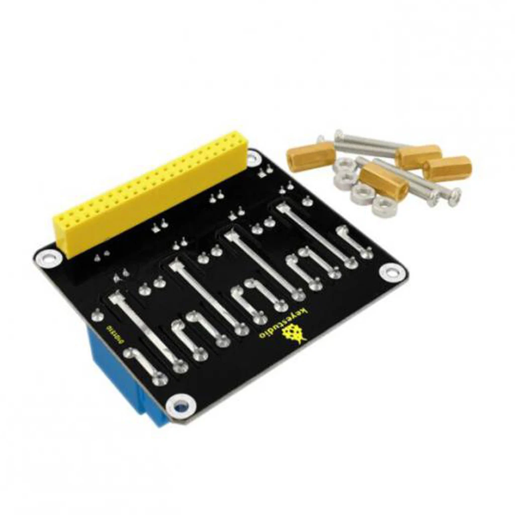 Keyestudio RPI 4-Канальный Релейный модуль 5В реле Щит для Raspberry Pi