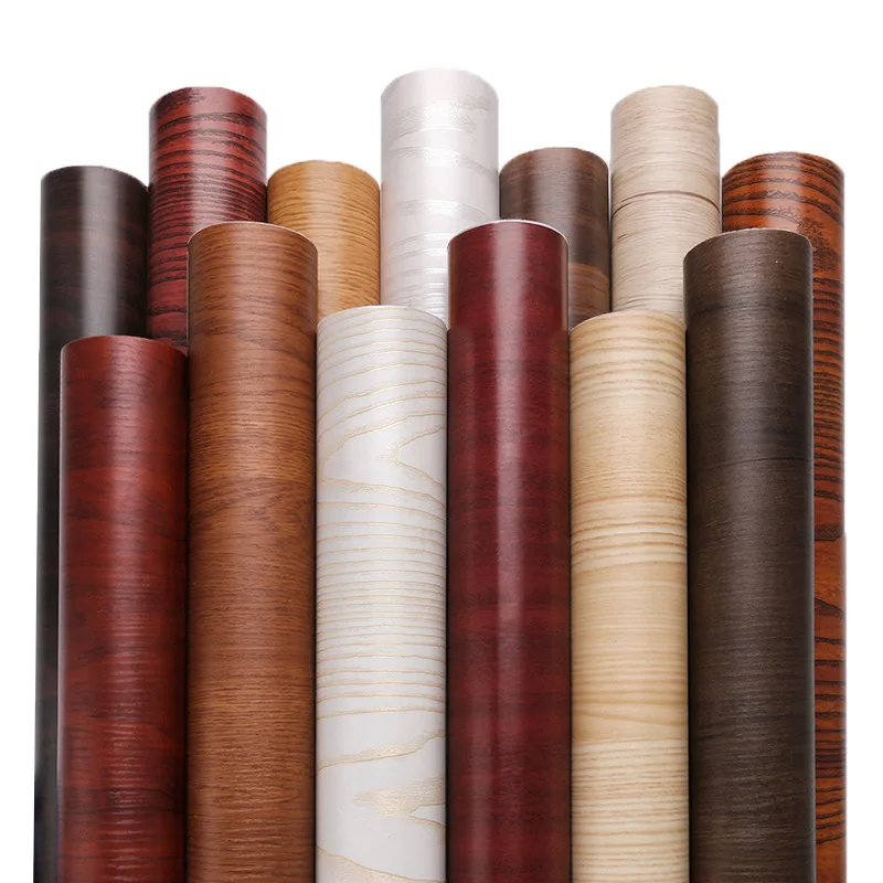 

Thickened simulation wood-print wallpaper self-stick waterproof cabinet tabletop indented furniture refurbished sticker instant