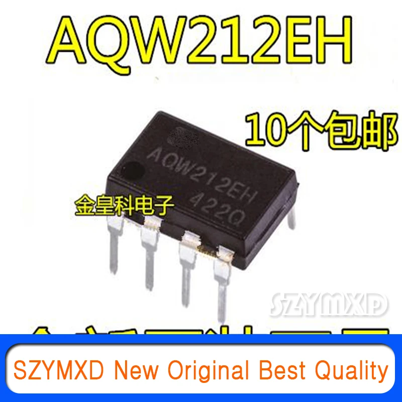 

5Pcs/Lot New Original AQW212EH in-line DIP8 AQW212 AX optocoupler relay In Stock