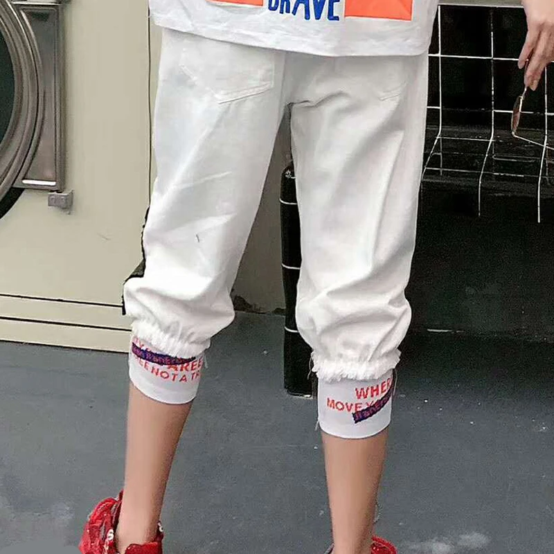 Max LuLu 2020 новые летние модные корейские женские эластичные шаровары повседневные