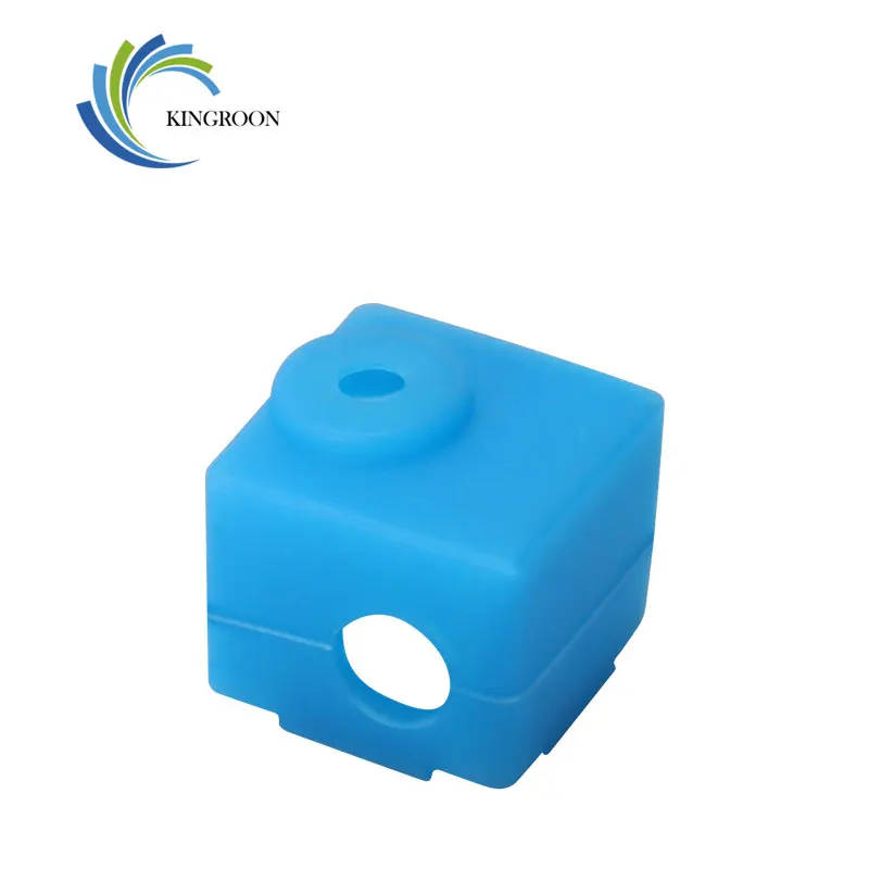 KINGROON E3D V5 J-head HotEnd Heating Block with Aluminum Extruder and Silicone Case Cover for 3D Printer - 16x16x12mm image 4