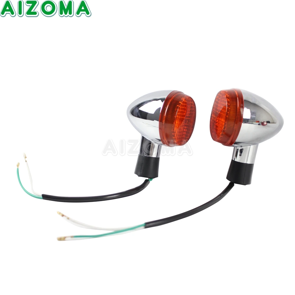 Turn Signals For Honda Aero VT400 VT750 VTX 400 750 Emark Motorcycle Front/Rear Signal Light Indicators Flasher Lamp 04-07 |