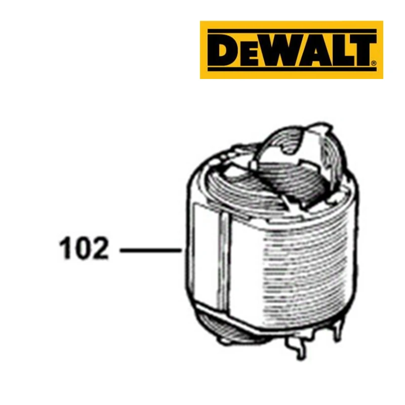 Полевой статор Dewalt для D25600K D25500K N030718 220-240 в аксессуары электроинструментов