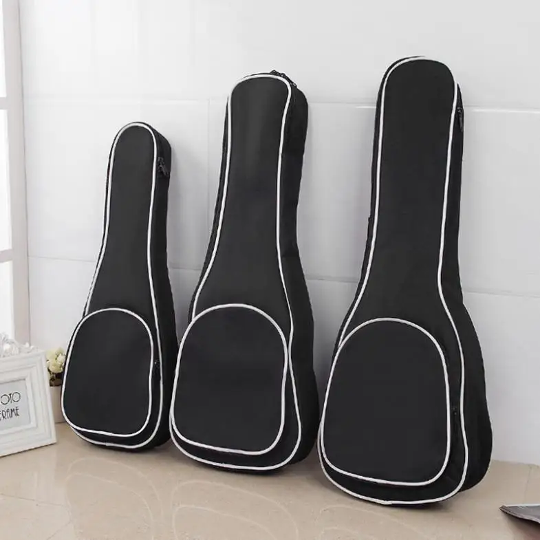 

21 / 23 / 26 Inch Portable Oxford Fabric Ukulele Bag 5mm Sponge Soft Case Gig Ukulele Mini Guitar Waterproof Backpack